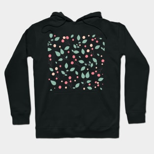 abstract floral pattern Hoodie